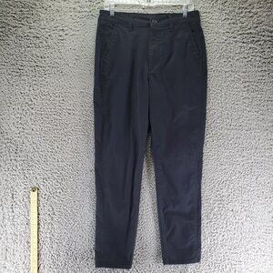 Old Navy Pants Womens Size 10 Black OG Straight Cotton Blend Mid-Rise Stretch